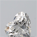 Natural Diamond 0.42 Carats, Heart with  Cut, G Color, VS1 Clarity and Certified by GIA