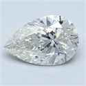 Diamante Natural 2.01 quilates, De pera , Color I, claridad SI2 y certificado GIA