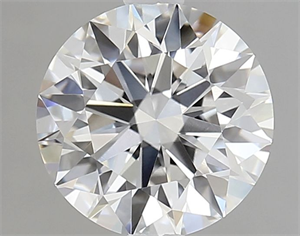 Picture of Lab Grown Diamond 2.10 Carats, Round with Ideal Cut, D Color, VVS2 Clarity and Certified by IGI