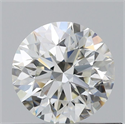 Diamante Natural 0.60 quilates, Redondo , Color J, claridad IF y certificado GIA