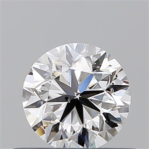 Picture of Natural Diamond 0.50 Carats, Round with Very Good Cut, E Color, SI1 Clarity and Certified by GIA