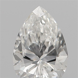 Picture of Natural Diamond 0.18 Carats, Pear with  Cut, F Color, VVS2 Clarity and Certified by IGI