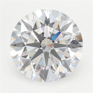 Picture of Lab Grown Diamond 2.58 Carats, Round with Ideal Cut, D Color, IF Clarity and Certified by IGI