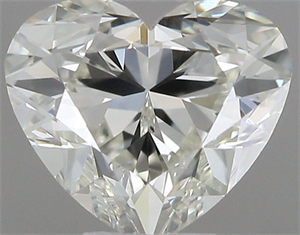 Picture of Natural Diamond 0.45 Carats, Heart with  Cut, I Color, VS1 Clarity and Certified by IGI