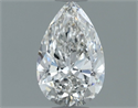Natural Diamond 0.71 Carats, Pear with  Cut, G Color, SI1 Clarity and Certified by GIA