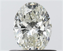 Diamante Natural 0.50 quilates, Ovalado , Color I, claridad VVS1 y certificado IGI