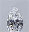 Diamante Natural 0.32 quilates, De pera , Color D, claridad VS2 y certificado GIA
