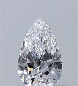 Foto Diamante Natural 0.32 quilates, De pera , Color D, claridad VS2 y certificado GIA de