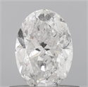 Diamante Natural 0.71 quilates, Ovalado , Color F, claridad I1 y certificado IGI