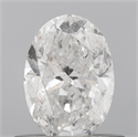 Diamante Natural 0.71 quilates, Ovalado , Color F, claridad I1 y certificado IGI