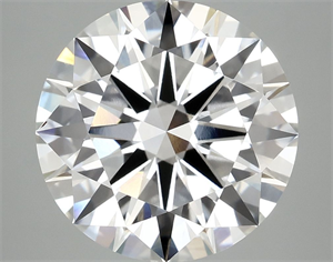 Picture of Lab Grown Diamond 6.14 Carats, Round with Ideal Cut, F Color, VVS2 Clarity and Certified by IGI