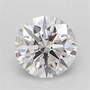 Picture of Lab Grown Diamond 1.05 Carats, Round with Ideal Cut, D Color, VVS2 Clarity and Certified by IGI
