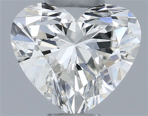 Picture of Natural Diamond 0.31 Carats, Heart with  Cut, I Color, VS2 Clarity and Certified by GIA