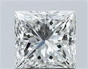 Natural Diamond 1.04 Carats, Princess with  Cut, G Color, VS2 Clarity and Certified by GIA