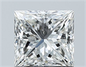 Natural Diamond 1.04 Carats, Princess with  Cut, G Color, VS2 Clarity and Certified by GIA