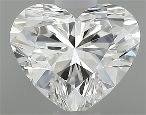 Picture of Natural Diamond 0.50 Carats, Heart with  Cut, H Color, VS1 Clarity and Certified by GIA
