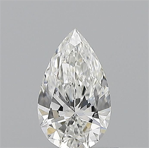 Picture of Natural Diamond 0.55 Carats, Pear with  Cut, F Color, VVS1 Clarity and Certified by GIA