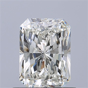 Picture of Natural Diamond 0.76 Carats, Radiant with  Cut, H Color, IF Clarity and Certified by GIA