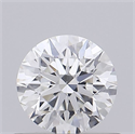 Diamante Natural 0.51 quilates, Redondo , Color F, claridad VS2 y certificado GIA