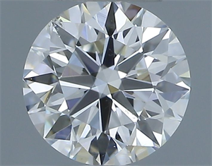 Foto Diamante Natural 0.40 quilates, Redondo , Color F, claridad SI1 y certificado IGI de