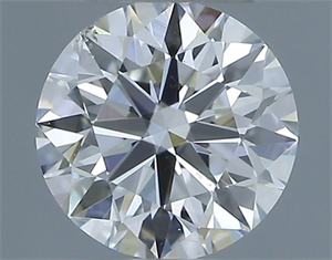 Foto Diamante Natural 0.40 quilates, Redondo , Color F, claridad SI1 y certificado IGI de