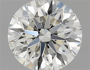 Picture of Natural Diamond 0.71 Carats, Round with Excellent Cut, I Color, VVS1 Clarity and Certified by GIA