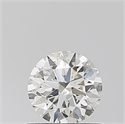 Natural Diamond 0.51 Carats, Round with Excellent Cut, I Color, I1 Clarity and Certified by GIA