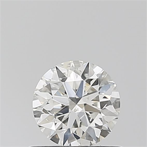 Picture of Natural Diamond 0.51 Carats, Round with Excellent Cut, I Color, I1 Clarity and Certified by GIA