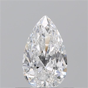 Picture of Natural Diamond 0.51 Carats, Pear with  Cut, E Color, SI1 Clarity and Certified by GIA
