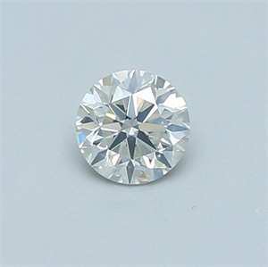 Picture of Natural Diamond 0.40 Carats, Round with Very Good Cut, I Color, SI2 Clarity and Certified by GIA