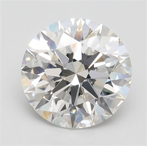 Picture of Lab Grown Diamond 2.36 Carats, Round with Ideal Cut, G Color, VS2 Clarity and Certified by IGI