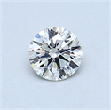 Diamante Natural 0.50 quilates, Redondo , Color D, claridad SI1 y certificado GIA