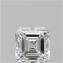 Diamante Natural 0.91 quilates, Asscher , Color H, claridad VS1 y certificado GIA