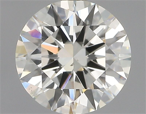 Picture of Natural Diamond 0.73 Carats, Round with Excellent Cut, K Color, SI1 Clarity and Certified by GIA