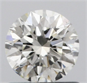 Natural Diamond 0.71 Carats, Round with Excellent Cut, I Color, VS2 Clarity and Certified by IGI