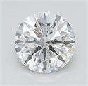 Lab Grown Diamond 1.08 Carats, Round with Ideal Cut, D Color, VVS2 Clarity and Certified by IGI