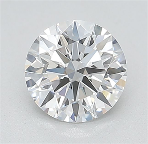 Picture of Lab Grown Diamond 1.08 Carats, Round with Ideal Cut, D Color, VVS2 Clarity and Certified by IGI