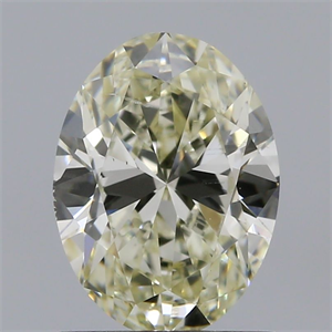 Picture of Natural Diamond 1.00 Carats, Oval with  Cut, J Color, VS2 Clarity and Certified by IGI