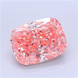 Picture of Lab Grown Diamond 1.80 Carats, CUSHION MODIFIED with  Cut, Fancy Vivid Pink Color, VVS2 Clarity and Certified by IGI