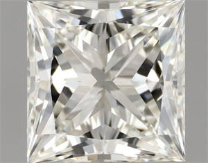 Picture of Natural Diamond 1.01 Carats, Princess with  Cut, I Color, IF Clarity and Certified by IGI
