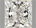 Natural Diamond 1.01 Carats, Princess with  Cut, I Color, IF Clarity and Certified by IGI