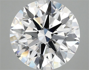 Picture of Lab Grown Diamond 3.10 Carats, Round with Ideal Cut, E Color, VVS2 Clarity and Certified by IGI