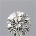Natural Diamond 0.60 Carats, Round with Excellent Cut, H Color, VVS1 Clarity and Certified by IGI