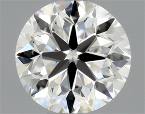 Foto Diamante Natural 0.50 quilates, Redondo , Color F, claridad IF y certificado GIA de