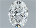 Natural Diamond 1.01 Carats, Oval with  Cut, G Color, SI2 Clarity and Certified by GIA