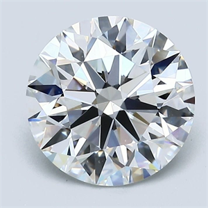 Foto Diamante Natural 2.53 quilates, Redondo , Color F, claridad VS1 y certificado GIA de