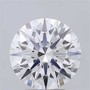 Picture of Lab Grown Diamond 3.10 Carats, Round with Ideal Cut, E Color, VS1 Clarity and Certified by IGI