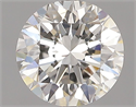 Natural Diamond 0.71 Carats, Round with Very Good Cut, H Color, SI1 Clarity and Certified by GIA