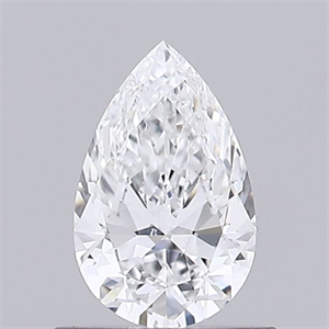 Picture of Natural Diamond 0.50 Carats, Pear with  Cut, E Color, SI1 Clarity and Certified by GIA