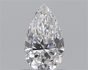 Picture of Natural Diamond 0.50 Carats, Pear with  Cut, E Color, VVS1 Clarity and Certified by GIA